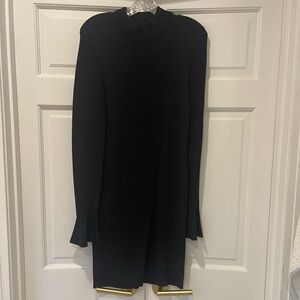 Michael by Michael Kors Black Long Sleeve Dress